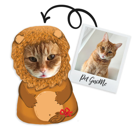 Personalisiertes GnoMe-Kissen „Löwe“
