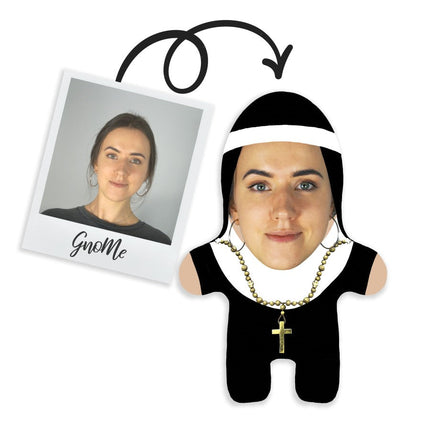Personalisiertes GnoMe-Kissen „Nonne“