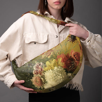 Hobo bag Gregorius van Os „Stillleben mit Blumen“