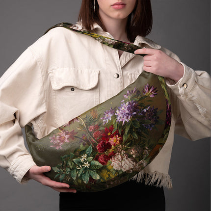 Hobo bag Gregorius van Os „Stillleben mit Blumen in einer griechischen Vase“