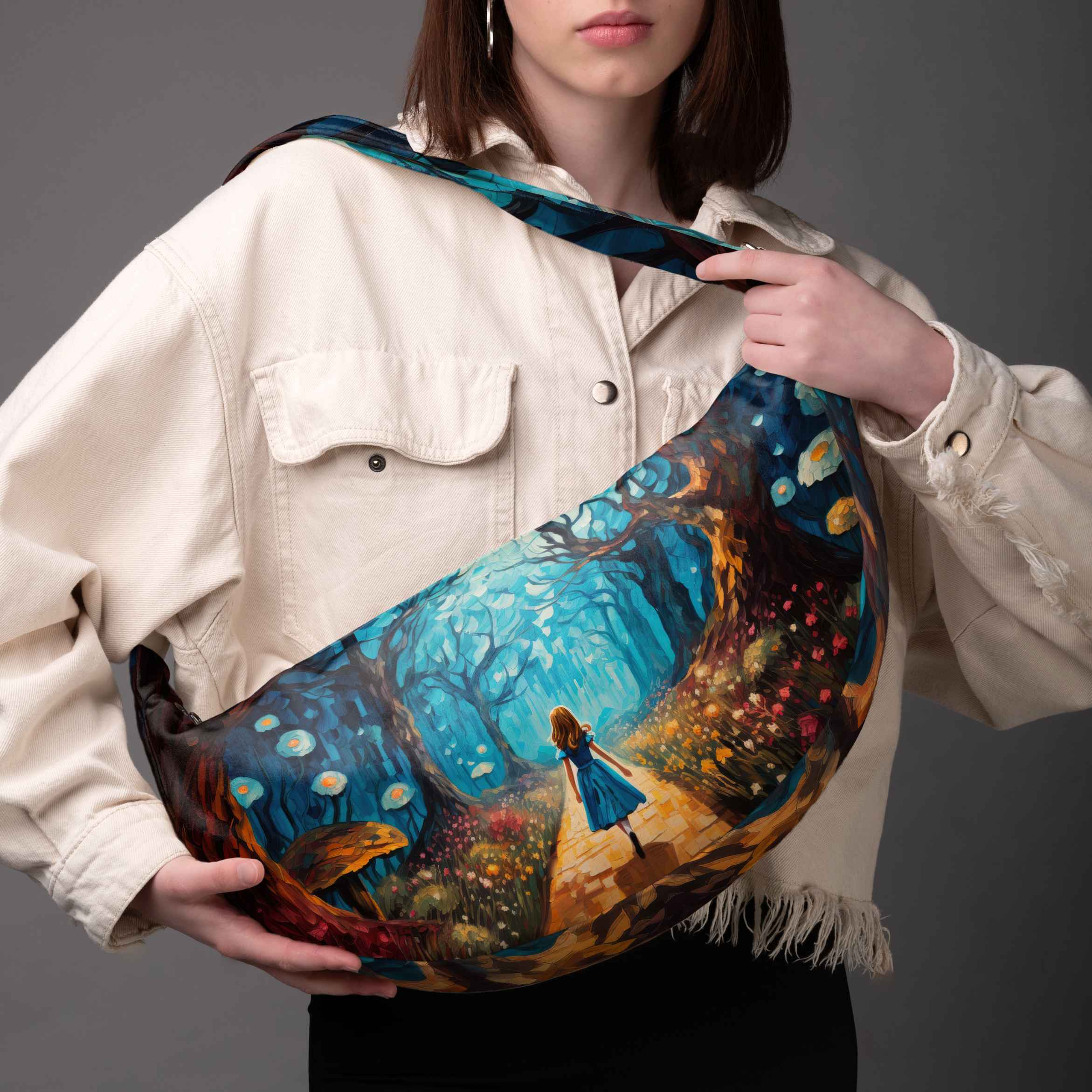 Hobo bag Imagine „Alices Reise“