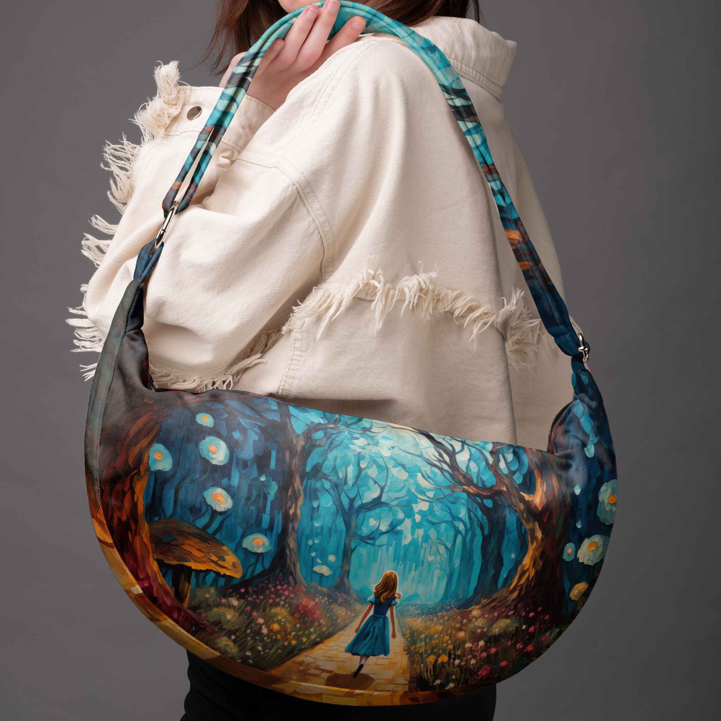 Hobo bag Imagine „Alices Reise“