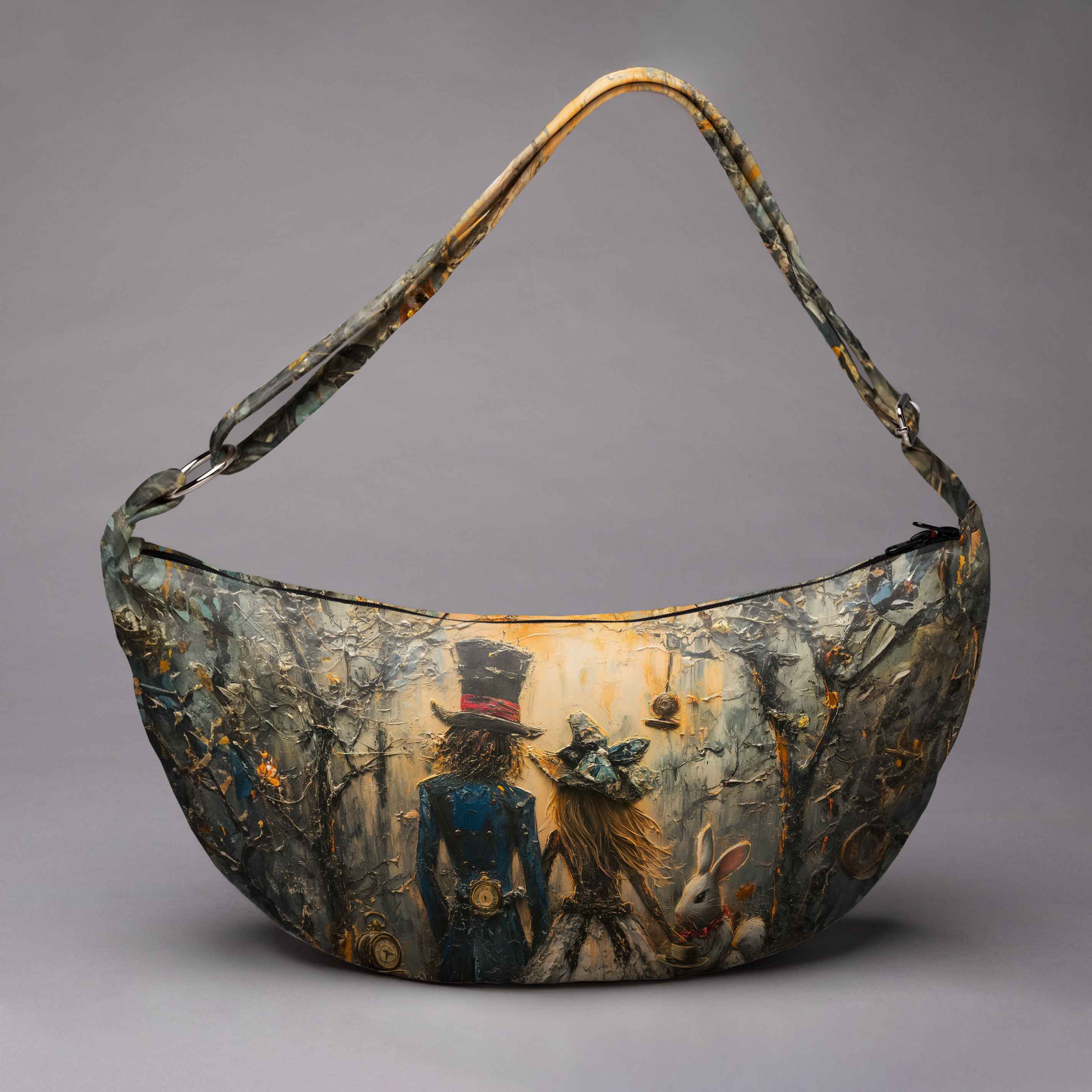 Hobo bag Imagine „Alice und der Hutmacher“