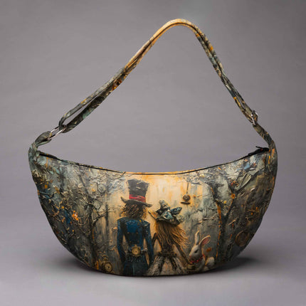 Hobo bag Imagine „Alice und der Hutmacher“