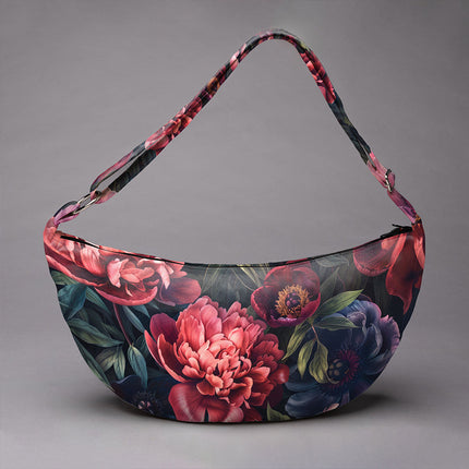 Hobo bag Imagine „Pfingstrosen Nacht“