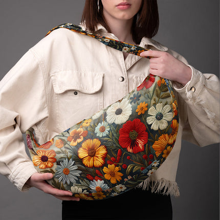 Hobo bag Imagine „Ein Strauß Fäden“