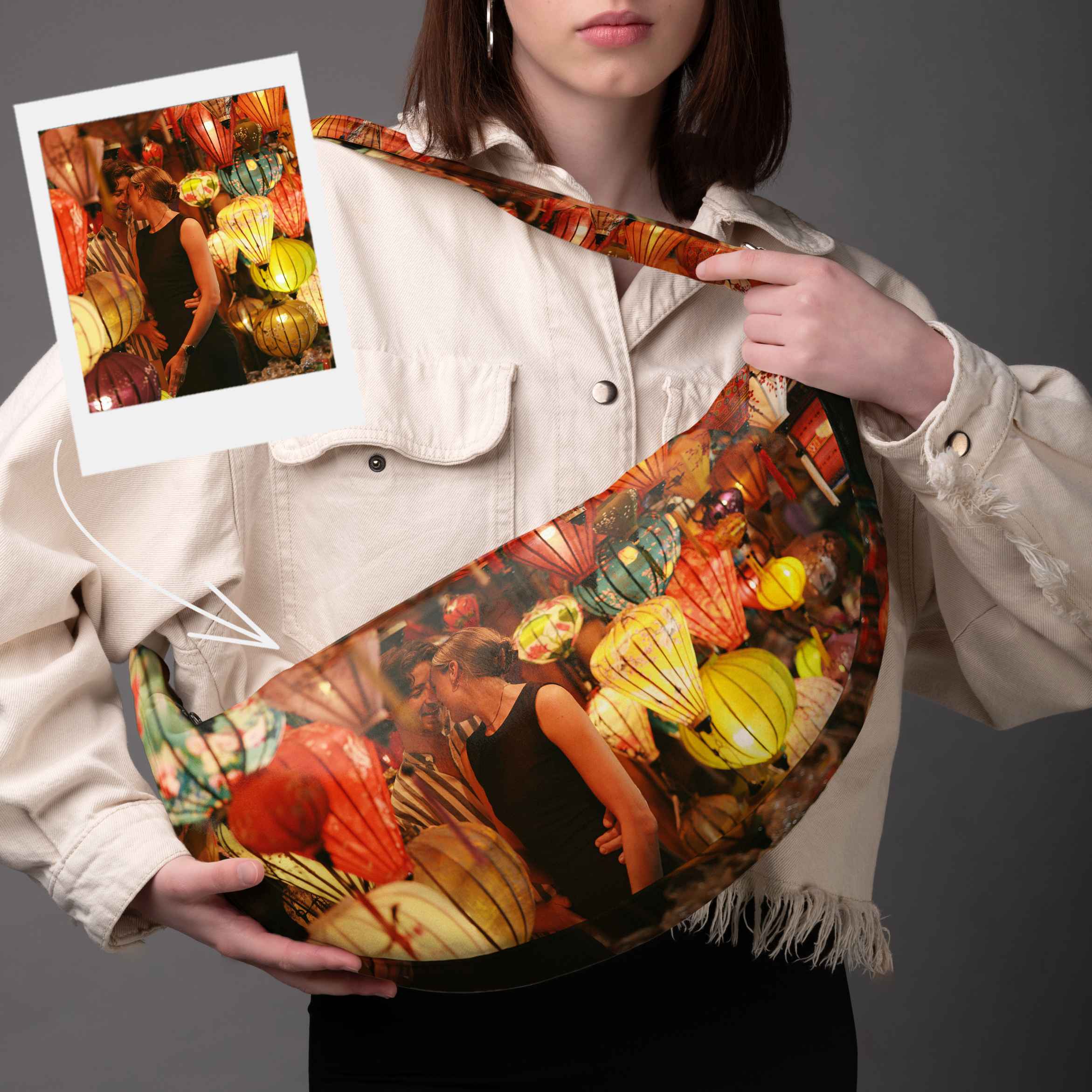 Hobo bag mit Ihrem Foto