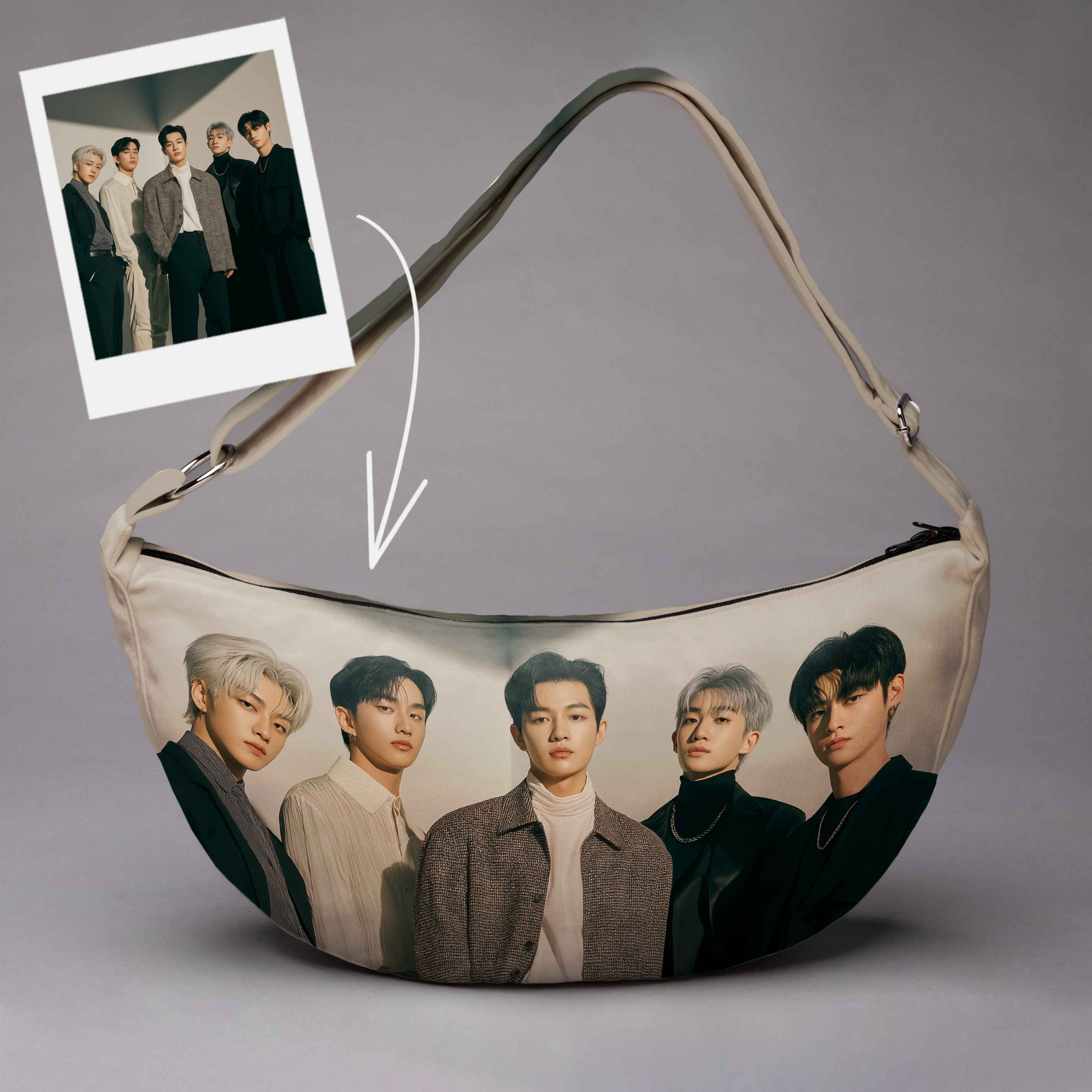 Hobo bag mit Ihrem Foto