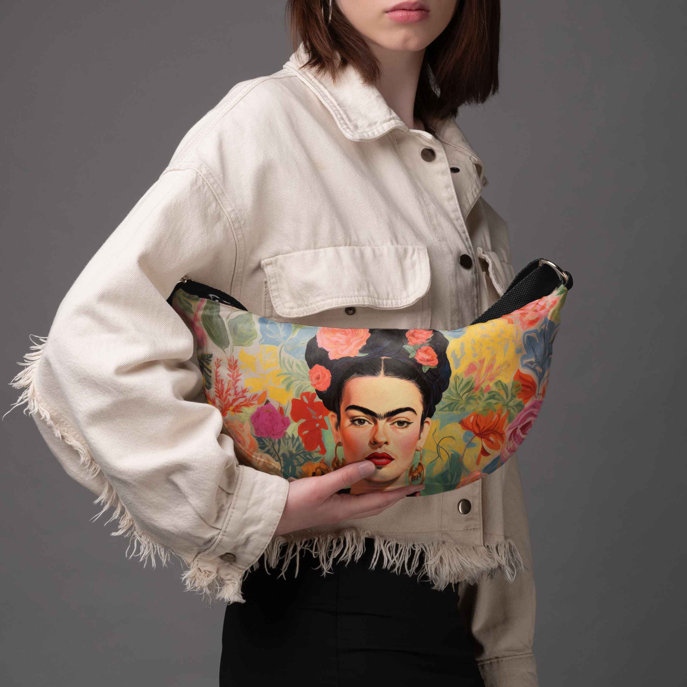 Hobo bag Imagine „Frida in Blumen“
