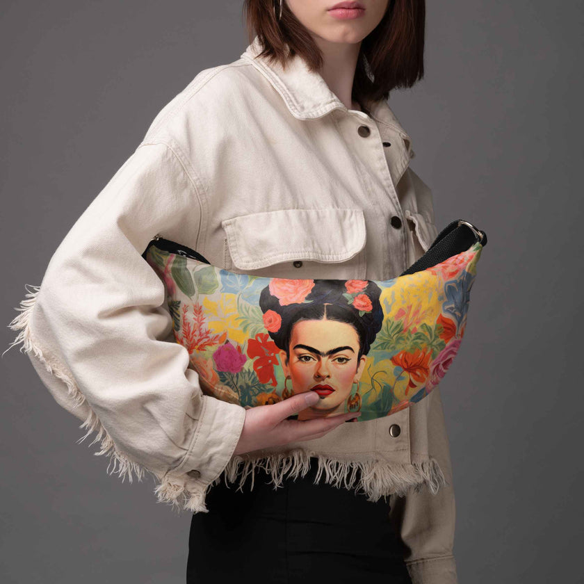 Hobo bag Imagine „Frida in Blumen“