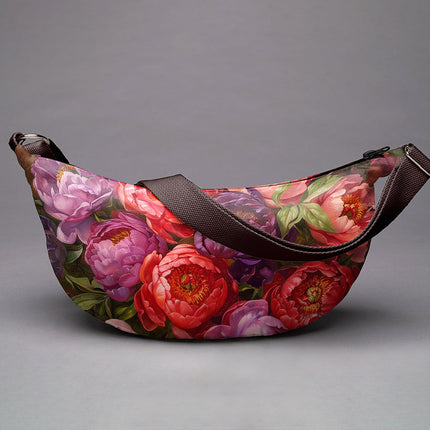 Hobo bag Imagine „Pfingstrosenstrauß“
