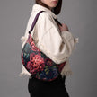Hobo bag Imagine „Pfingstrosen Nacht“