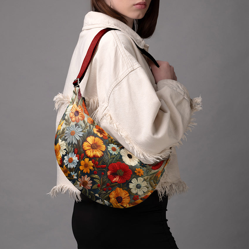 Hobo bag Imagine „Ein Strauß Fäden“