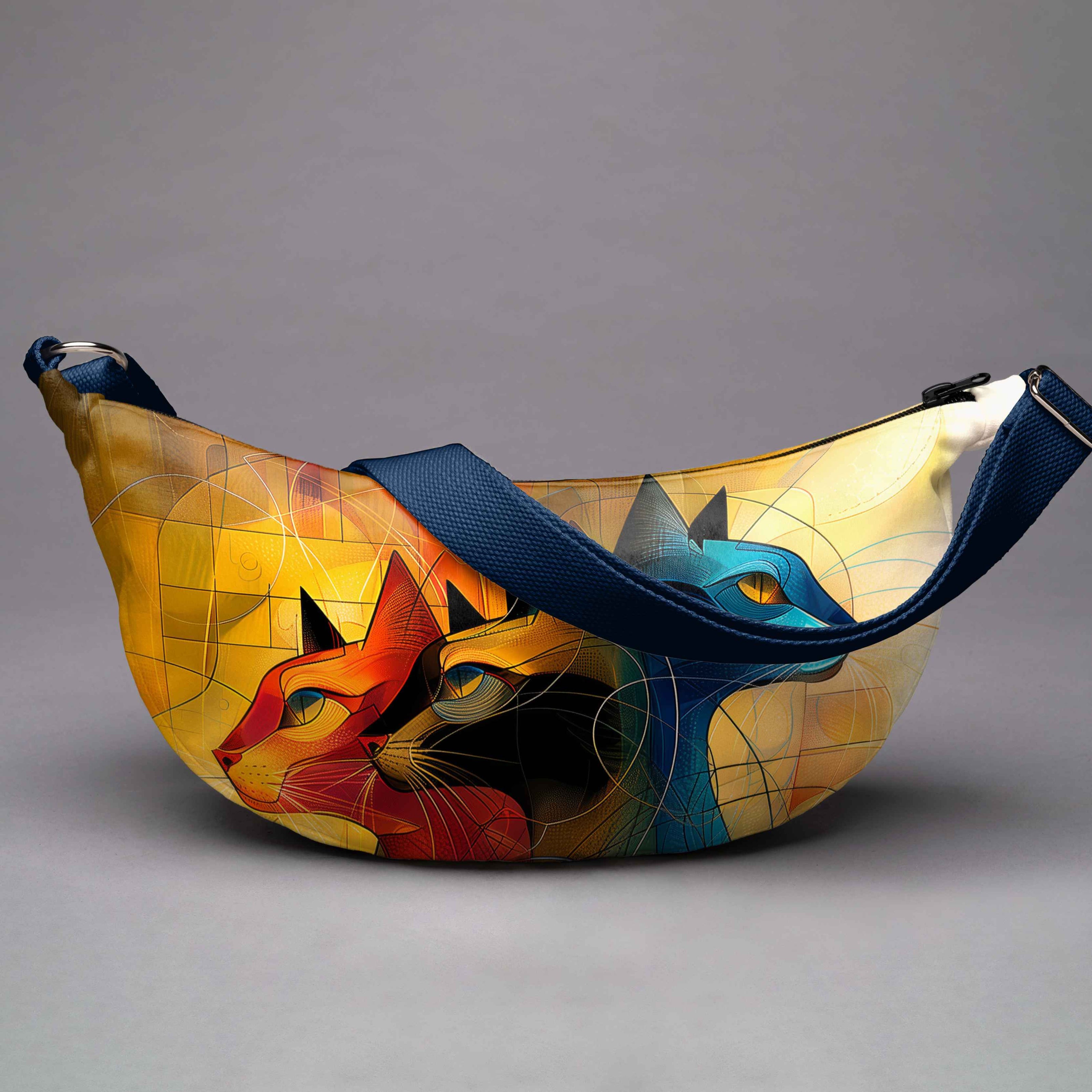 Hobo bag Imagine „Kunst Katze“