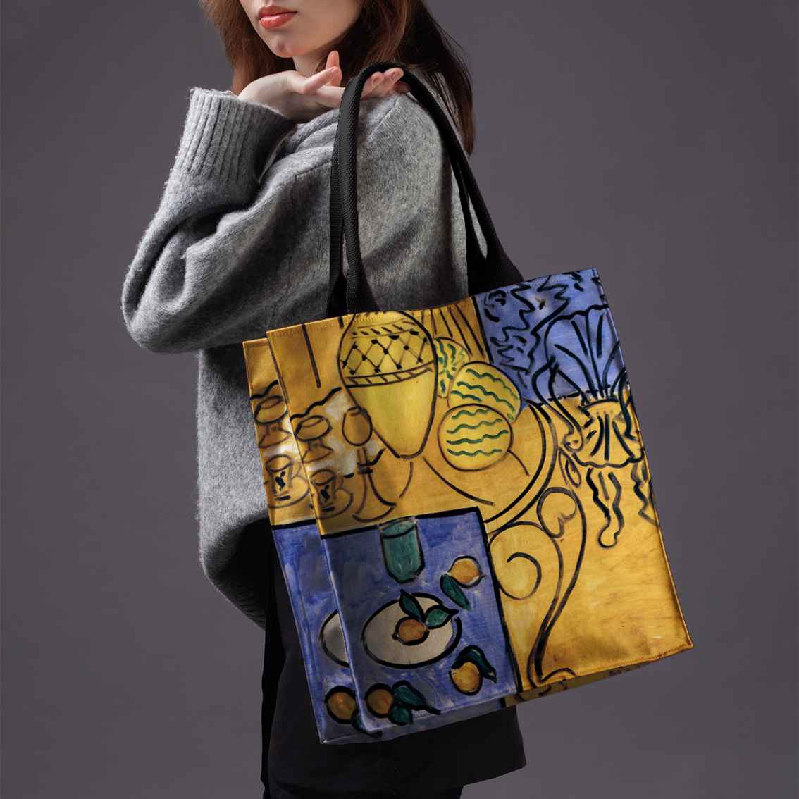 Handtasche Henri Matisse „Interior, Yellow & Blue