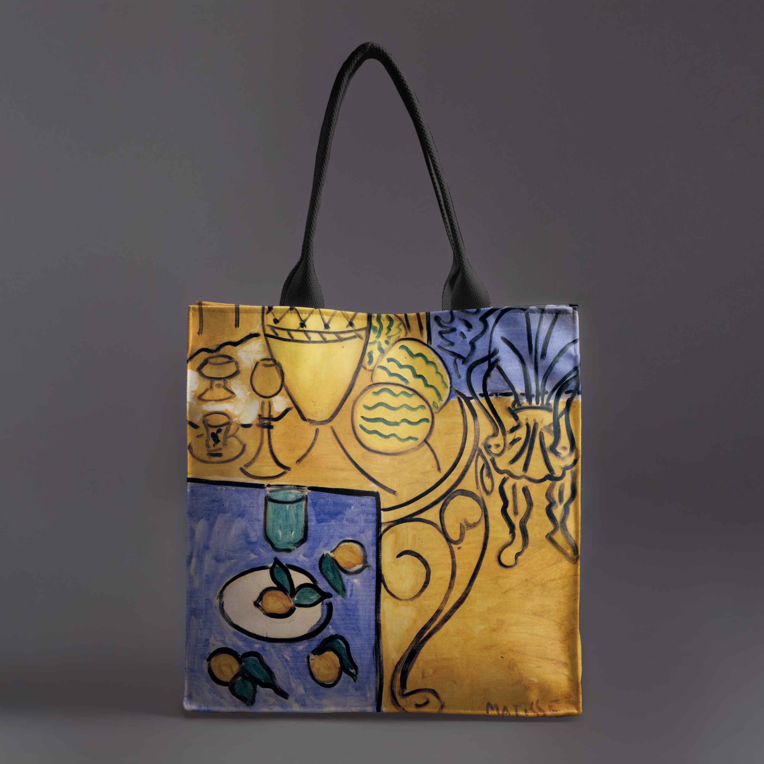 Handtasche Henri Matisse „Interior, Yellow & Blue