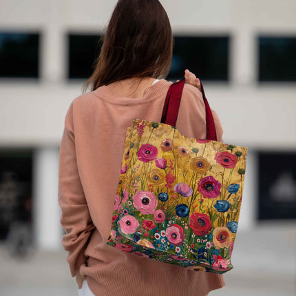 Rankinė Stellen Sie sich „Blumen für Klimt“
