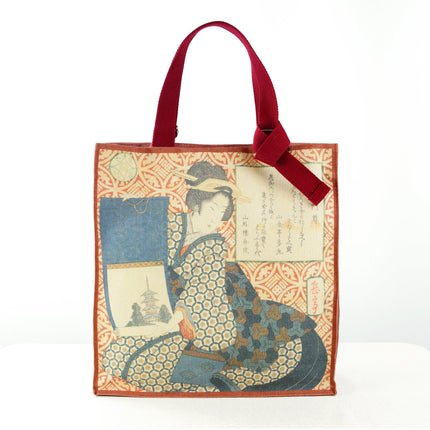 Handtasche Yashima Gakutei „Die Geisha und das Manuskript“