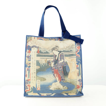Handtasche Yashima Gakutei „Geisha und der Fluss““