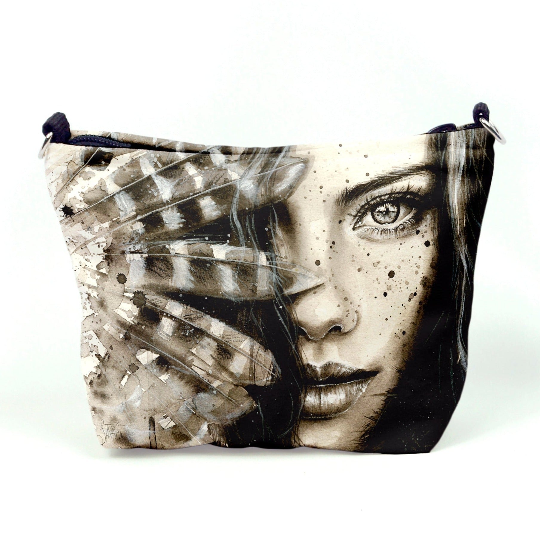 Kosmetiktasche „Mädchen mit einer Fede“