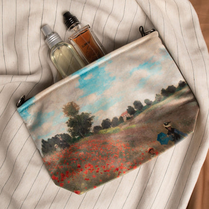 Kosmetiktasche Claude Monet „Mohnfeld“
