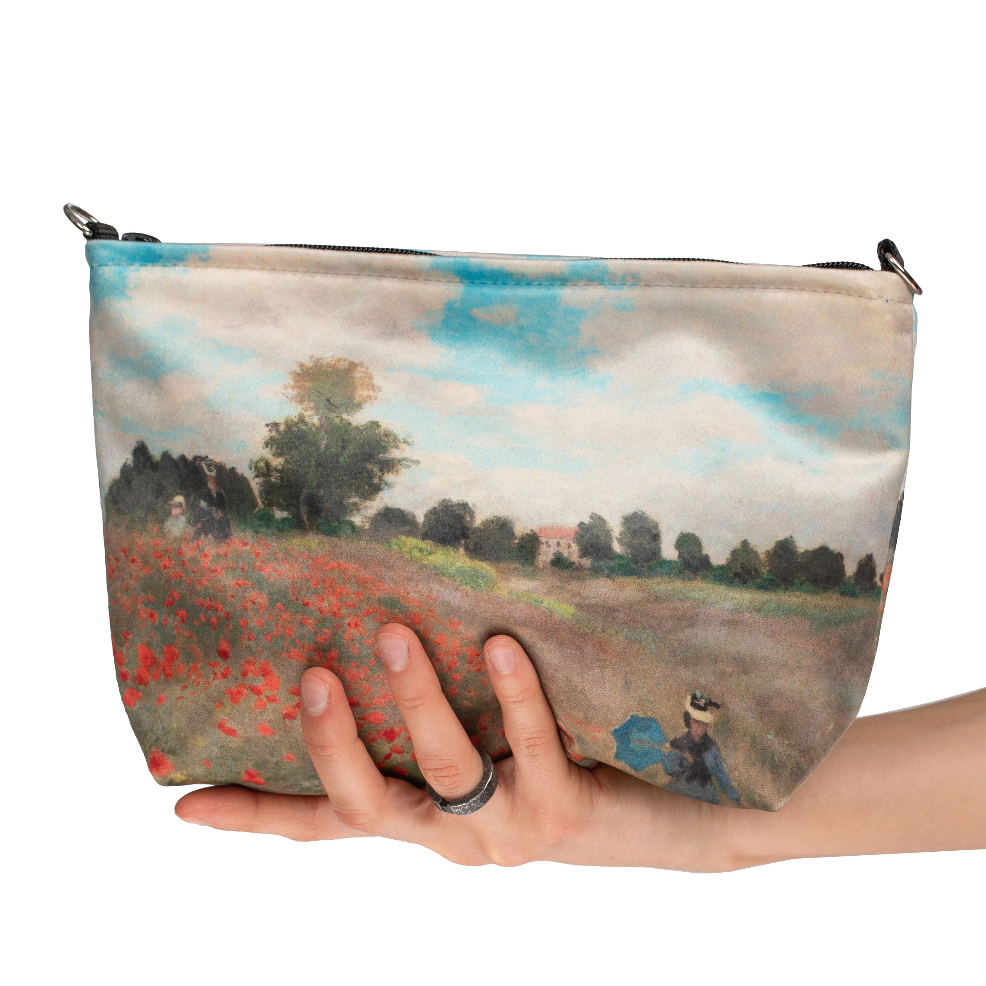 Kosmetiktasche Claude Monet „Mohnfeld“