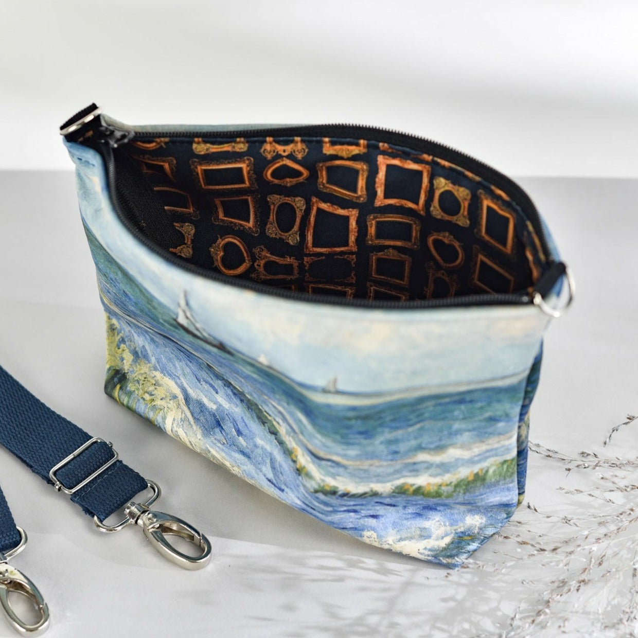 Kosmetiktasche Vincent van Gogh „Das Meer bei Les Saintes-Maries-de-la-Mer“