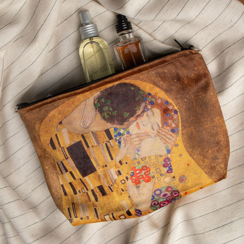 Kosmetiktasche Gustav Klimt „Der Kuss“