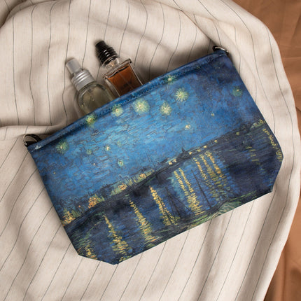 Kosmetiktasche Vincent van Gogh „Sternennacht über der Rhône“