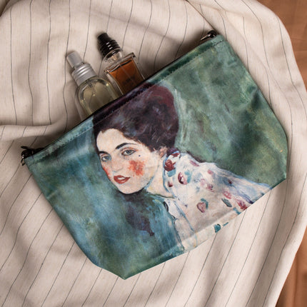 Kosmetiktasche Gustav Klimt „Porträt einer Dame“