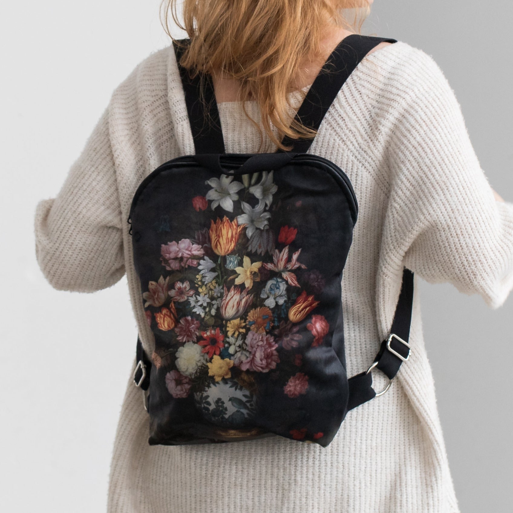 Rucksack Nr. 1 Ambrosius Bosschaert „Ein Blumenstillleben“