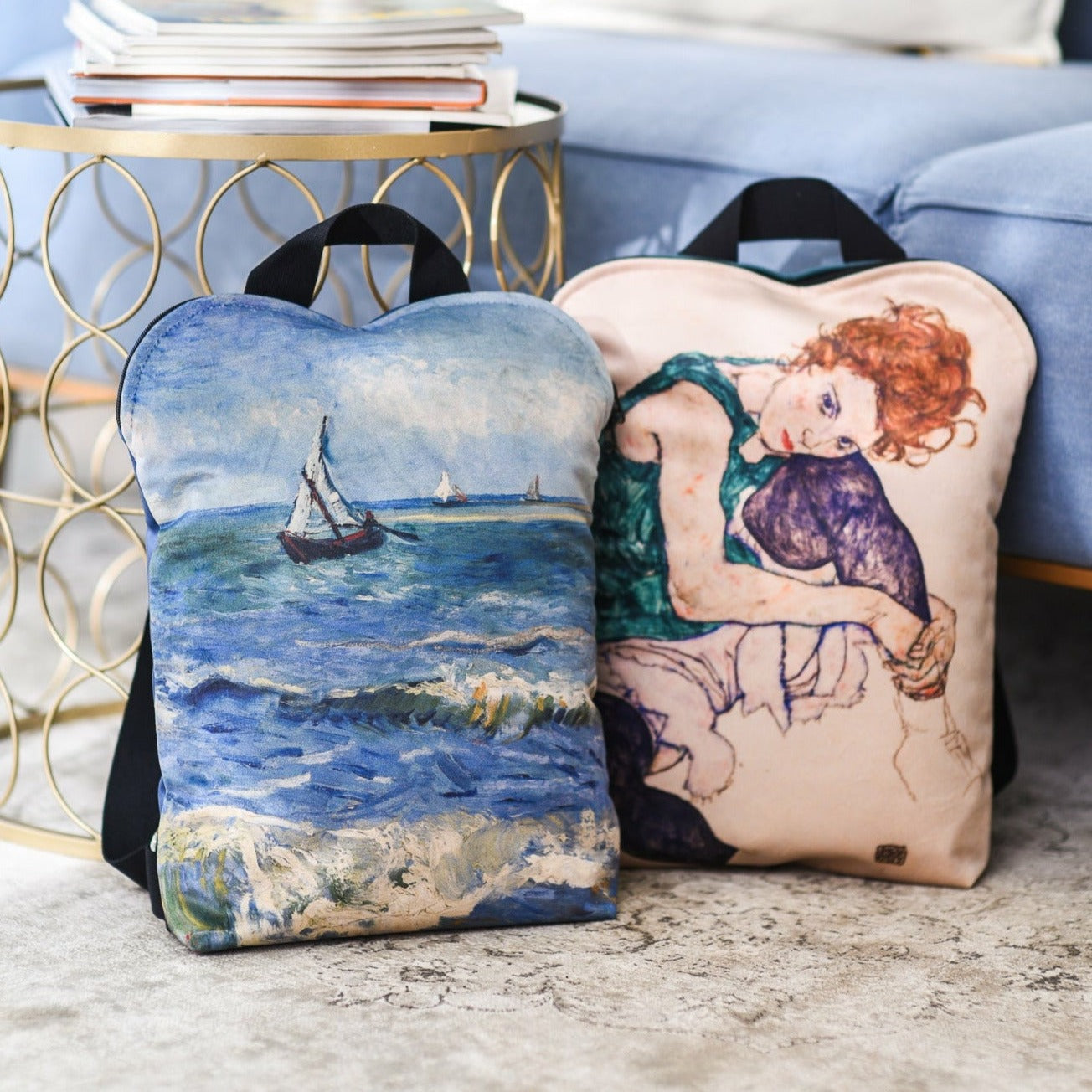 Rucksack Nr. 1 Vincent van Gogh „Das Meer bei Les Saintes-Maries-de-la-Mer“