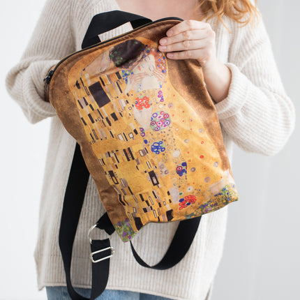 Rucksack Nr. 1 Gustav Klimt „Der Kuss“