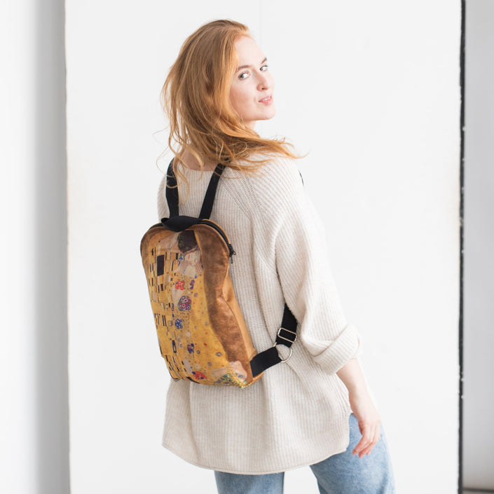 Rucksack Nr. 1 Gustav Klimt „Der Kuss“