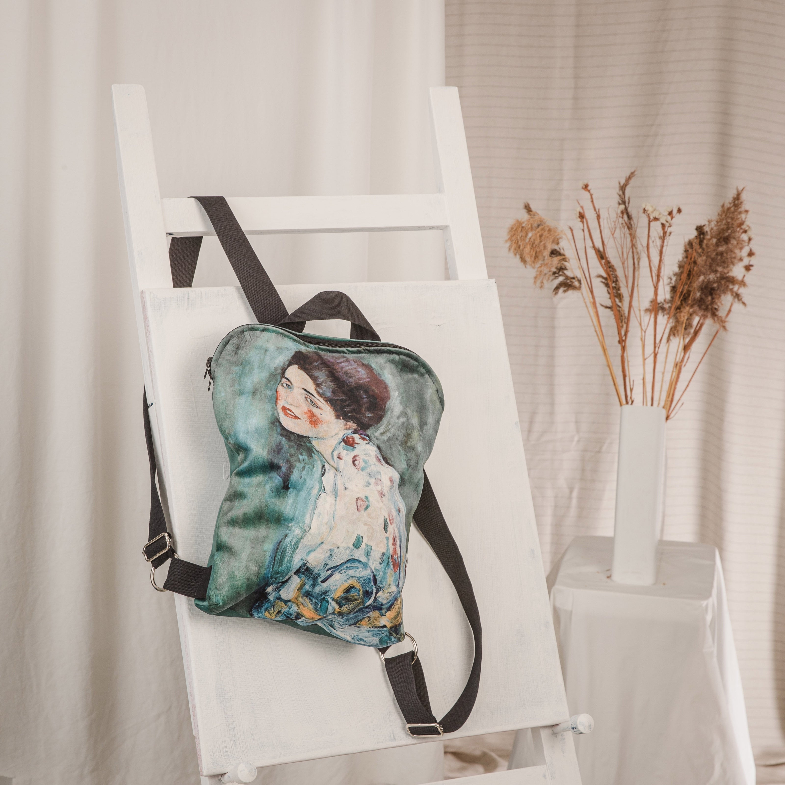 Rucksack Nr. 1 Gustav Klimt „Porträt einer Dame“