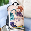 Rucksack Nr. 1 Egon Schiele „Sitzende Frau mit angezogenen Beinen“
