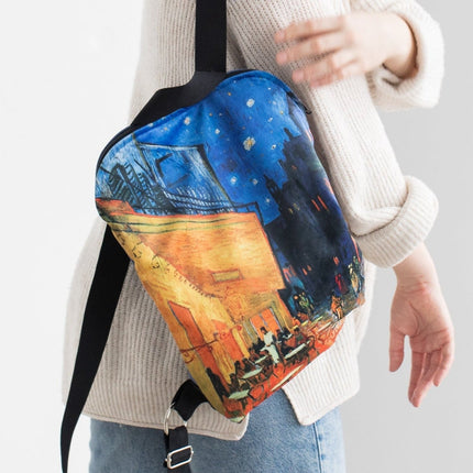 Rucksack Nr. 1 Vincent Van Gogh „Caféterrasse bei Nacht“