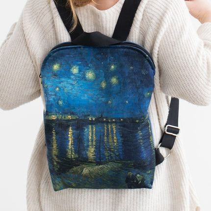 Rucksack Nr. 1 Vincent van Gogh „Sternennacht über der Rhône“