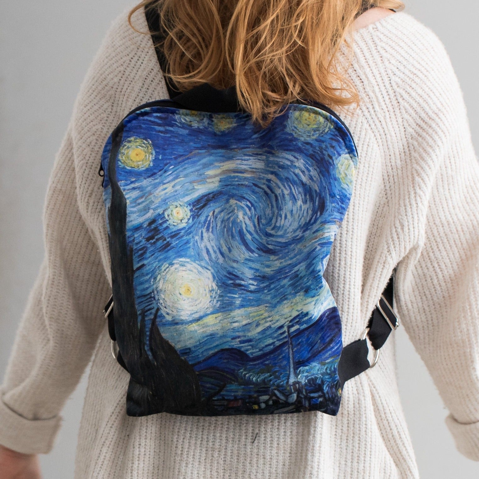 Rucksack Nr. 1 Vincent van Gogh „Sternennacht“