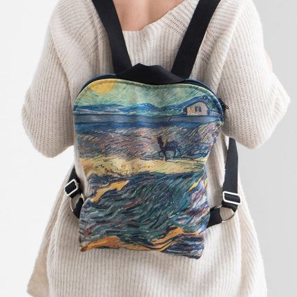 Rucksack Nr. 1 Vincent van Gogh „Feld mit pflügenden Bauern“