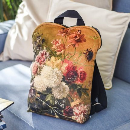 Rucksack Nr. 1 Gregorius van Os „Stillleben mit Blumen“