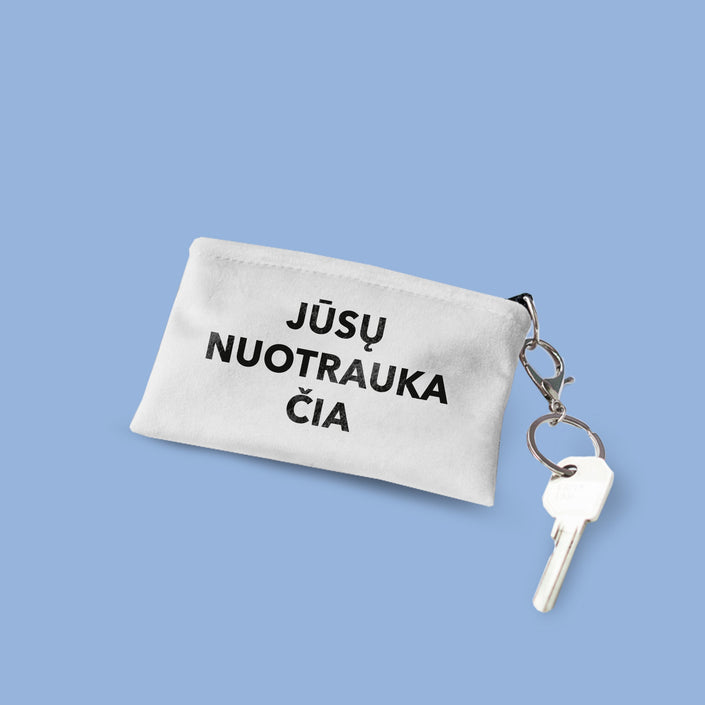 Personalisierte Schlüsseltasche