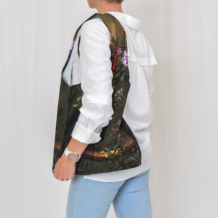 Mai Handtasche Gregorius van Os „Stillleben mit Blumen in einer griechischen Vase“