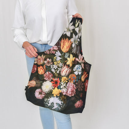 Mai Handtasche Ambrosius Bosschaert „Stillleben mit Blumen in einer Wan-Li-Vase“