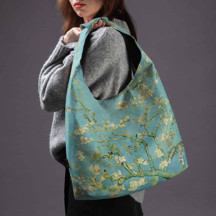 Mai Handtasche Premium Vincent van Gogh „Mandelblüte“
