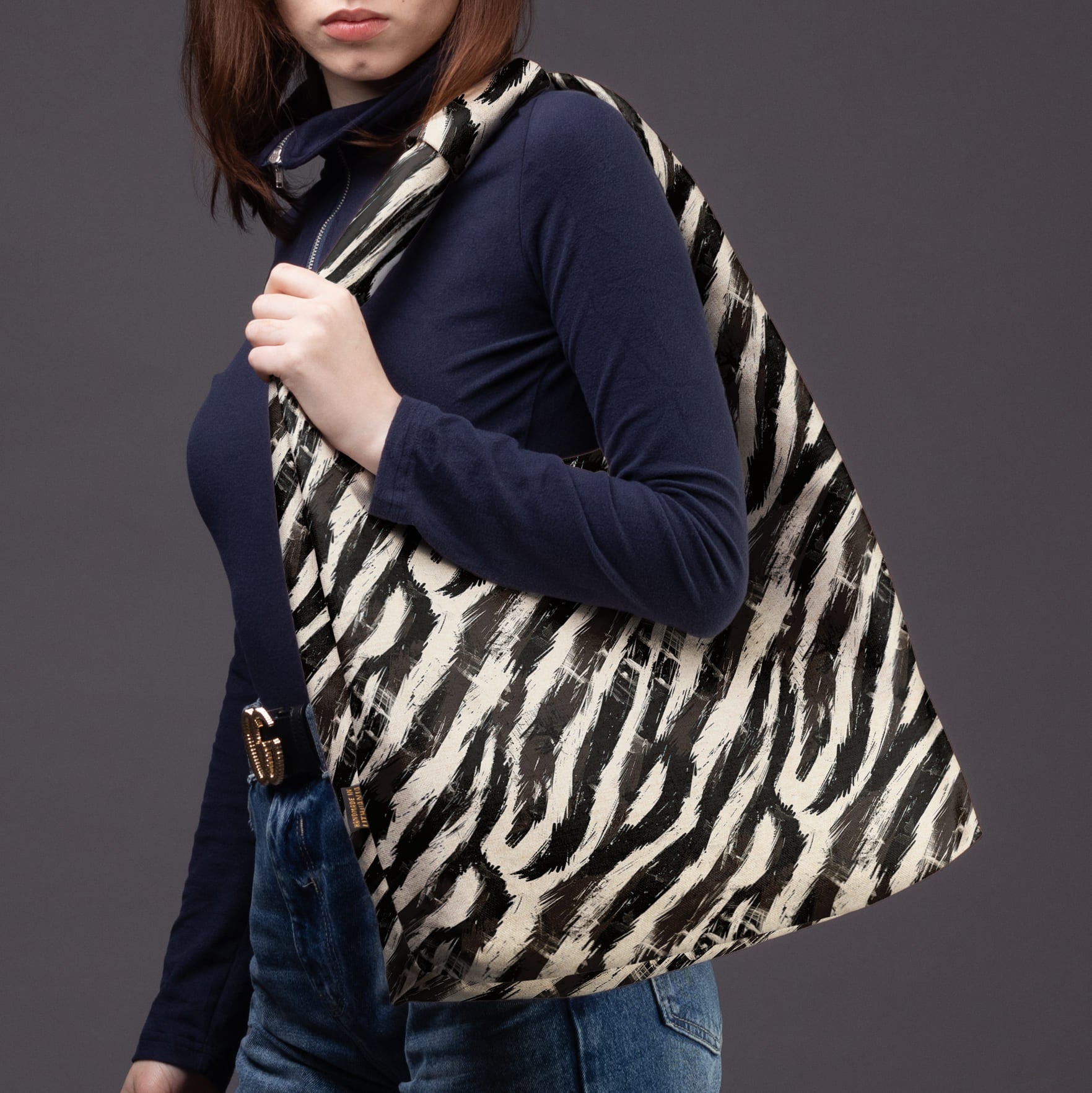 Mai Handtasche Premium Classy „Zebra“