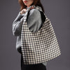 Mai Handtasche Premium Classy „Pied-de-poule“