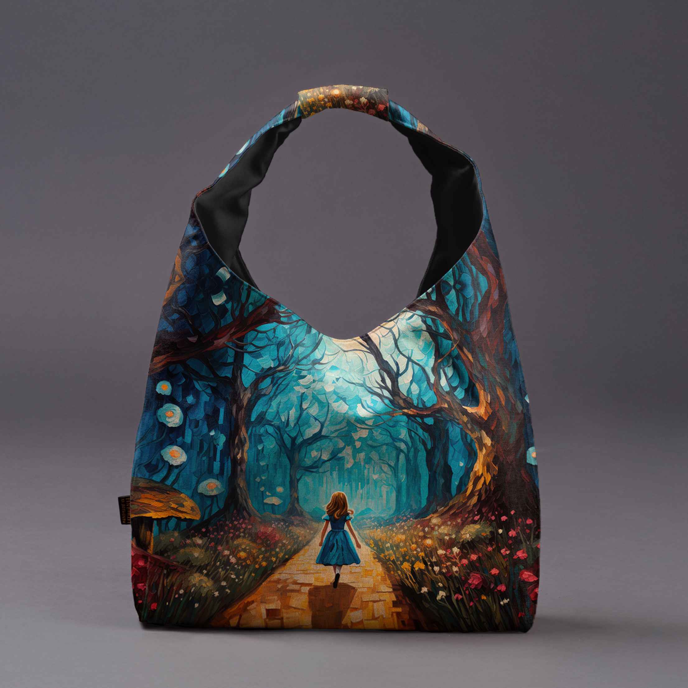 Mai Handtasche Premium Imagine „Alices Reise“