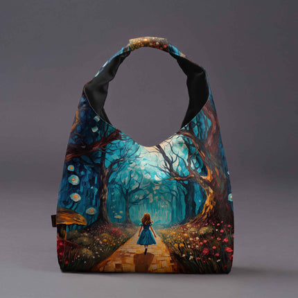 Mai Handtasche Premium Imagine „Alices Reise“