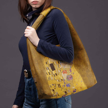 Mai Handtasche Premium Gustav Klimt „Der Kuss“